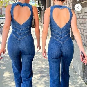 Revice Denim Hollywood Heartthrob Jumpsuit Size Medium